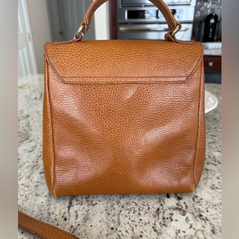 Vintage Furla Leather Purse Bag Tote Shoulder Handbag Removable Strap Classic - Picture 2 of 12